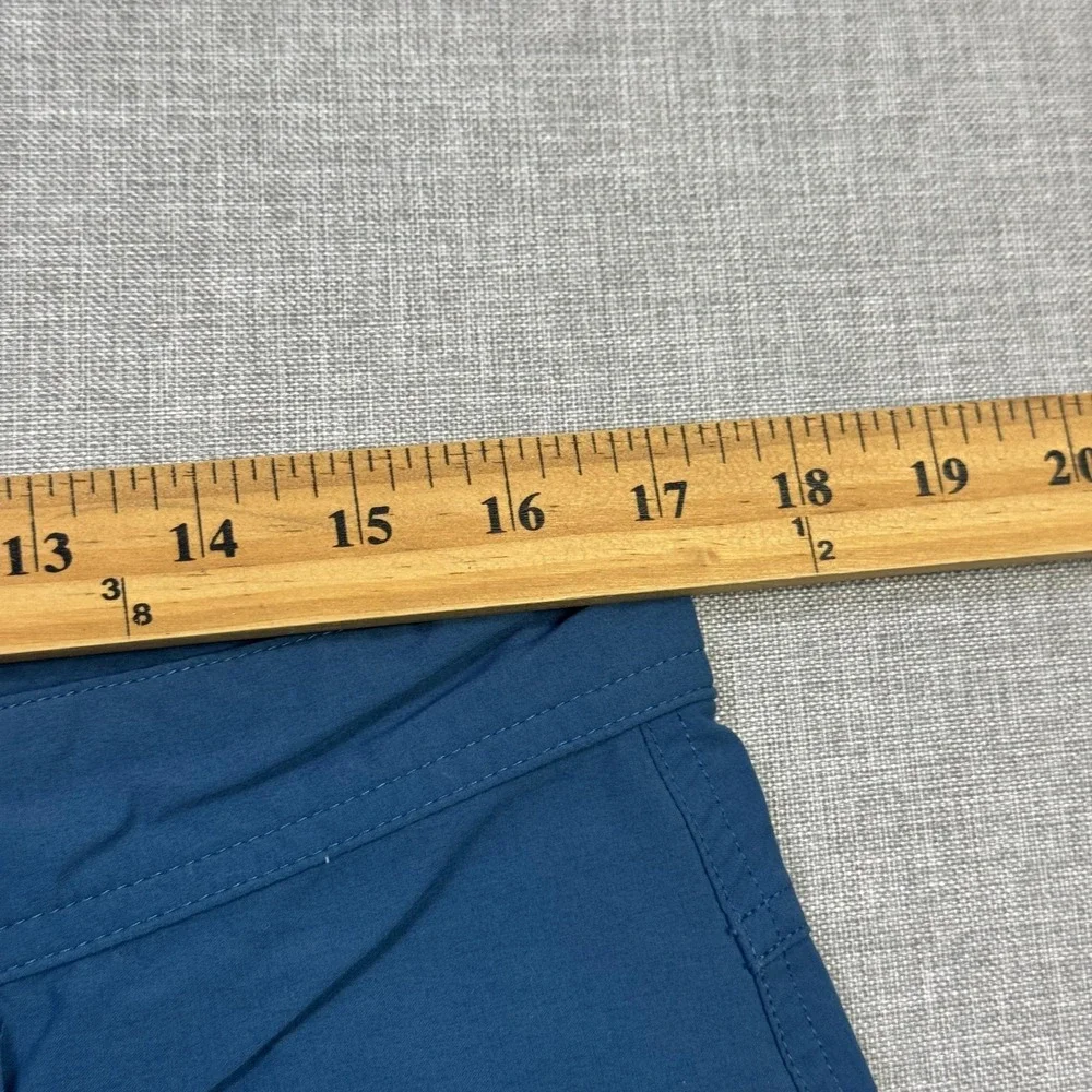 L.L. Bean Cresta Hiking Shorts Mens 32 Blue Nylon Spandex 10